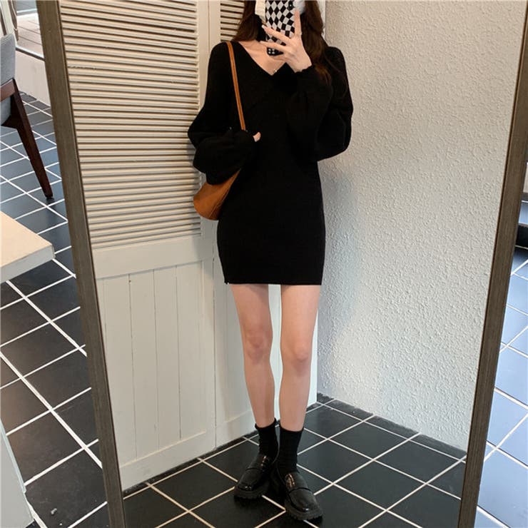 Naidy 個性的なスタイル良く見えロングニットワンピース 品番 Asmw Naidy ナイディ のレディースファッション通販 Shoplist ショップリスト