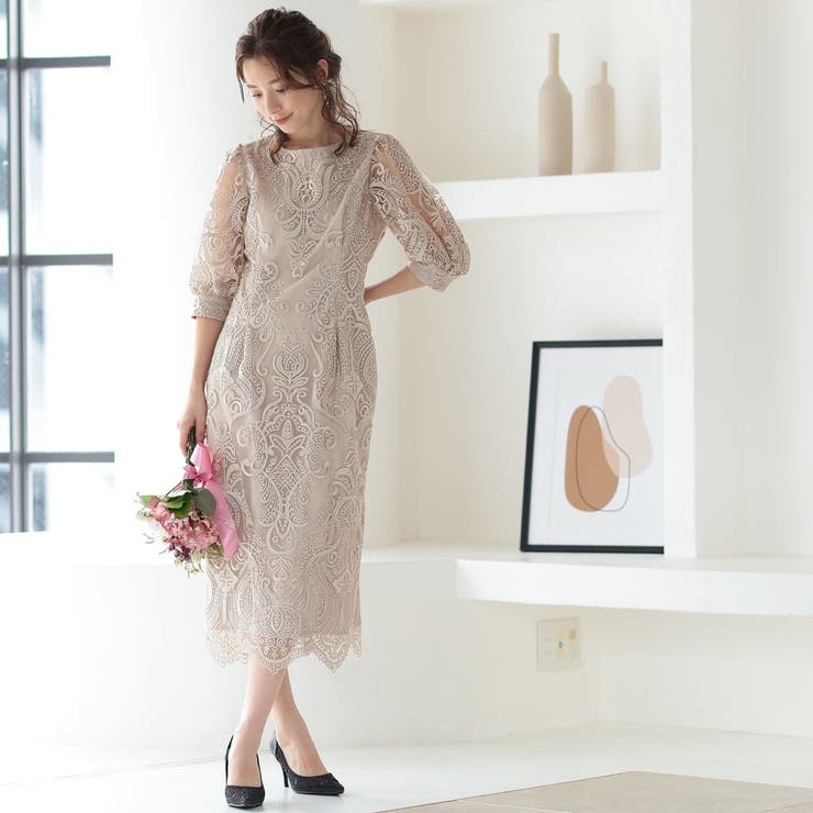 コクーン ドレス 結婚式