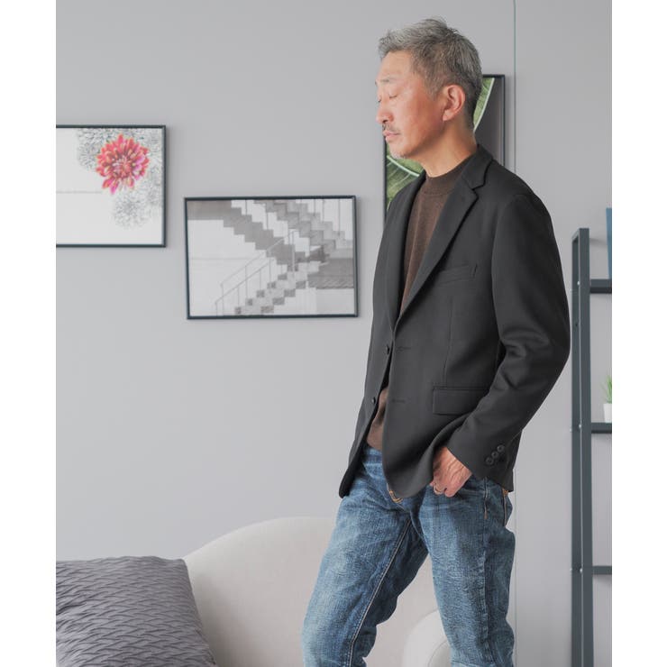 テーラードジャケット メンズ ストレッチ | AWC | 詳細画像14 