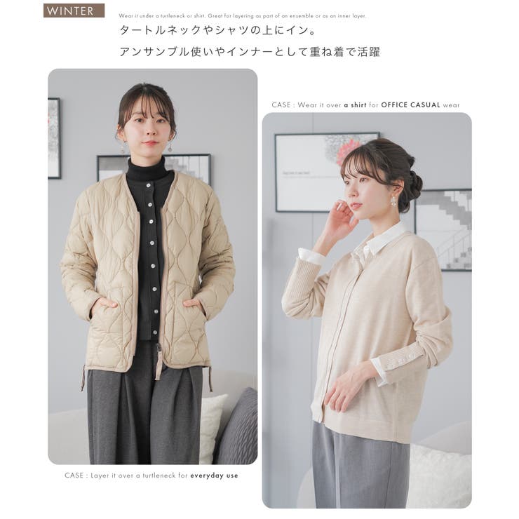 カーディガン レディース オフィス | Festinalente | 詳細画像7 