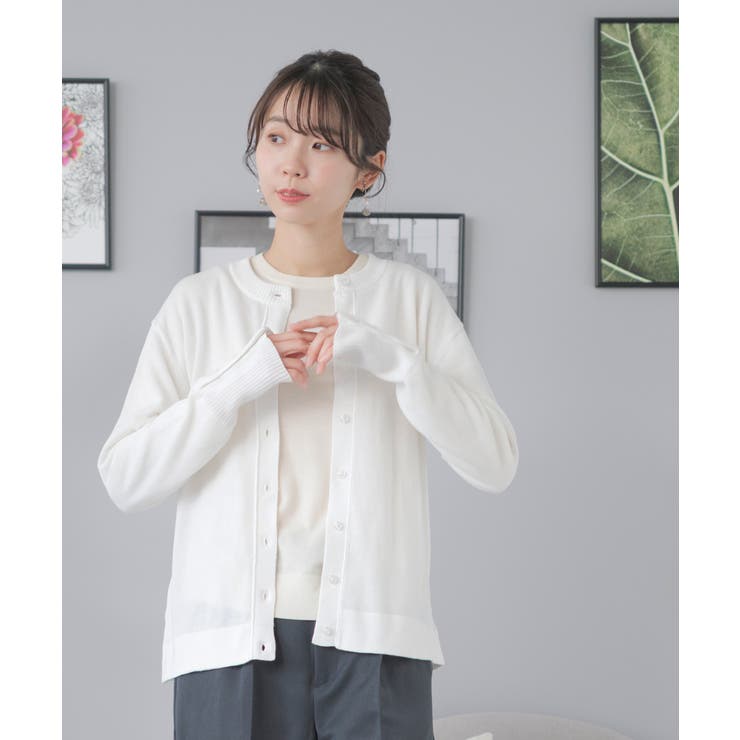 カーディガン レディース オフィス | Festinalente | 詳細画像8 