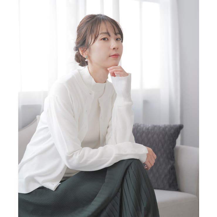 カーディガン レディース オフィス | Festinalente | 詳細画像9 