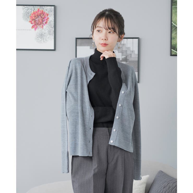 グレー | カーディガン レディース オフィス | Festinalente