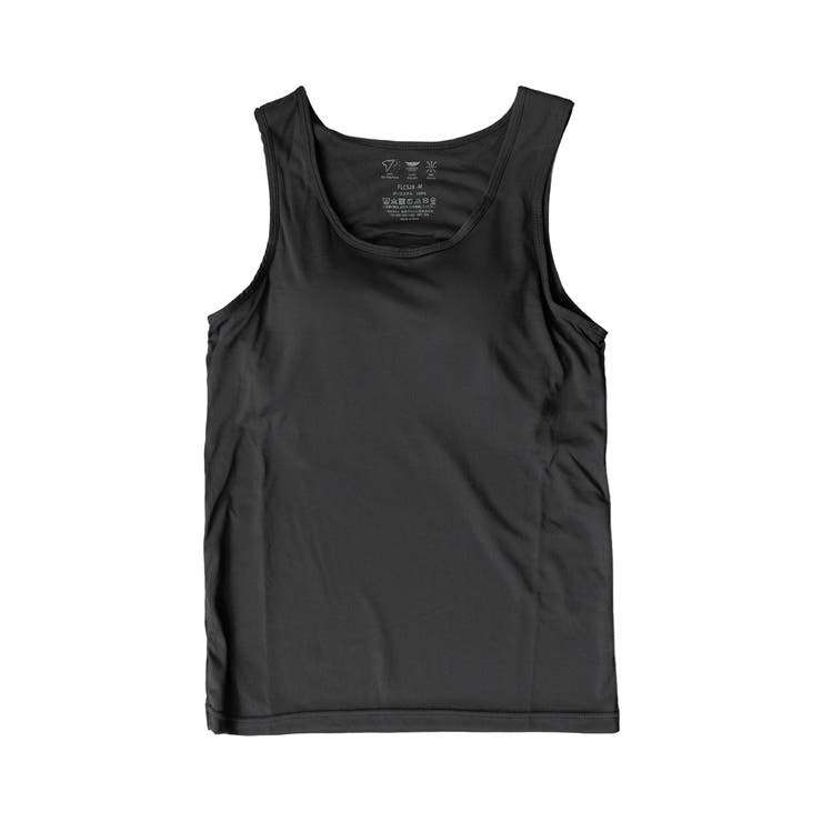 タンクトップ：ブラック | ブラトップ カップ付きインナー タンクトップ | Festinalente