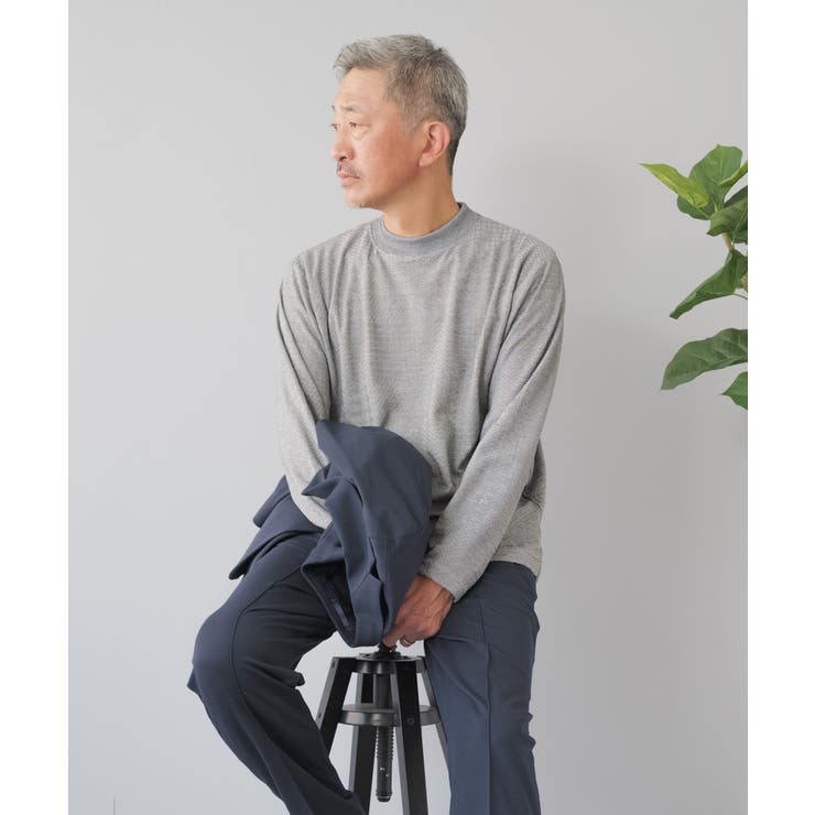 グレー | Tシャツ メンズ 長袖 | AWC