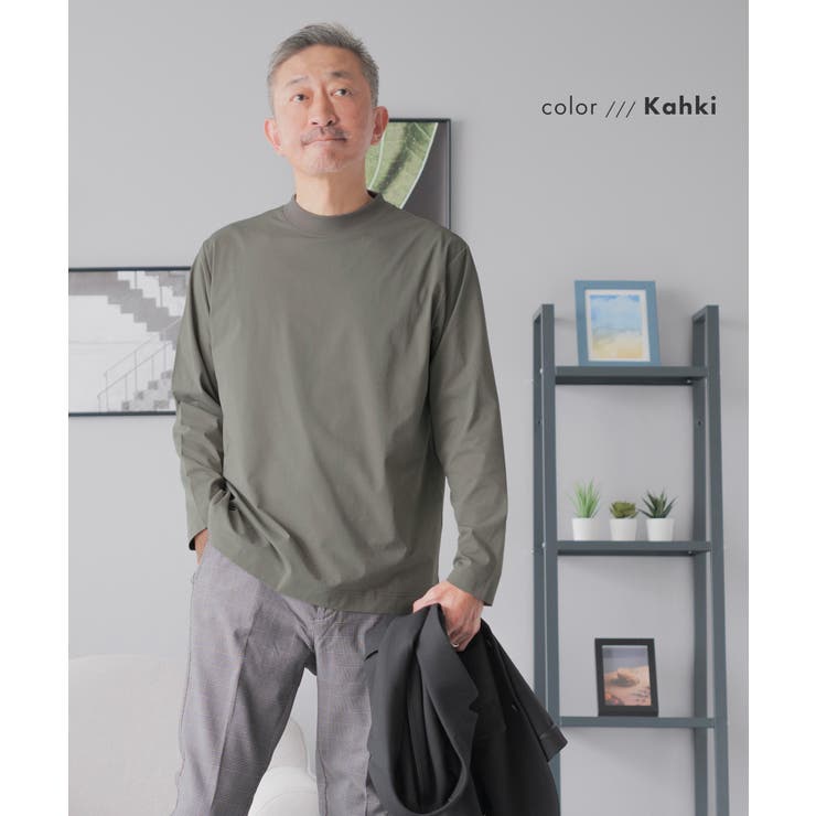 カーキ | Tシャツ メンズ 長袖 | AWC