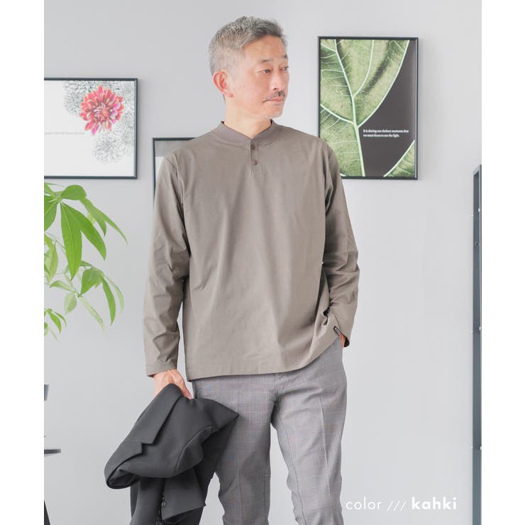 カーキ | Tシャツ メンズ 長袖 | AWC