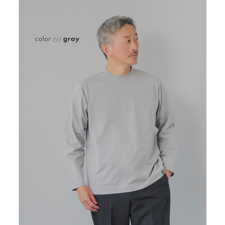 グレー | Tシャツ メンズ 長袖 | AWC