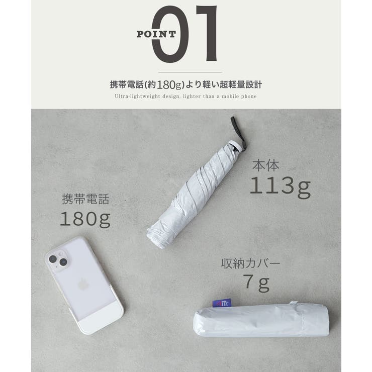 折りたたみ傘 超軽量 男女兼用 | Festinalente | 詳細画像4 