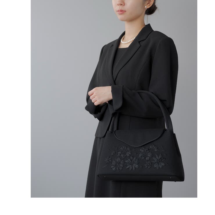 フォーマルバッグ 黒 レディース | Festinalente | 詳細画像13 