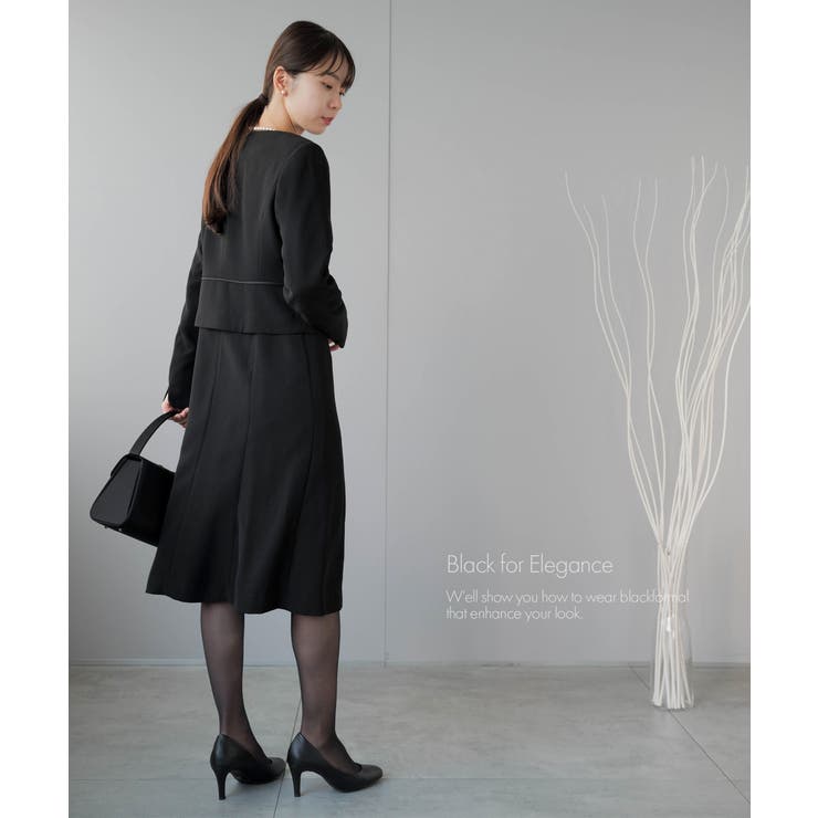 喪服 レディース ブラックフォーマル[品番：NEDM0001145