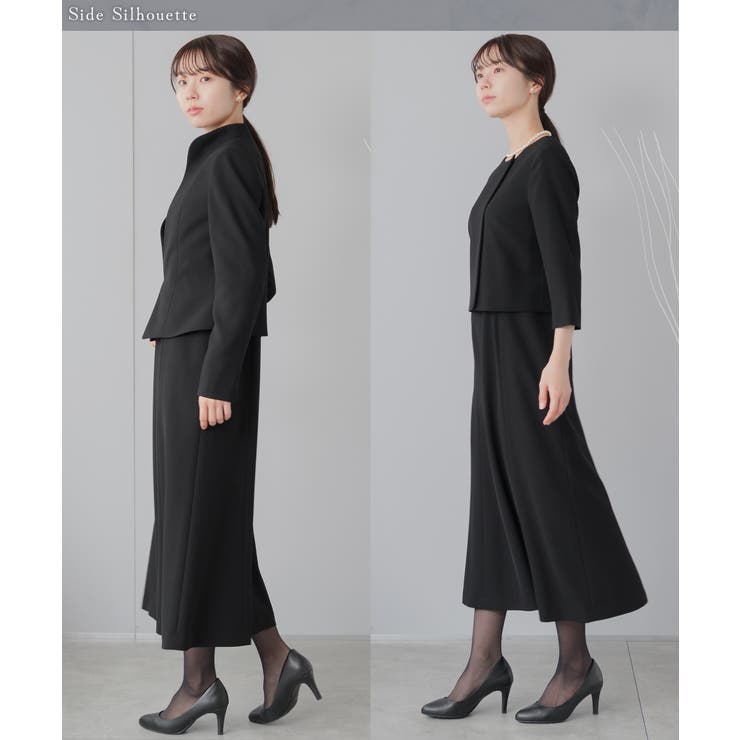 喪服 レディース ロング丈[品番：NEDM0001149]｜Festinalente（フェス