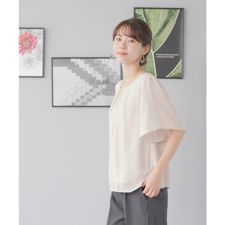 ベージュ | レディース オフィス ブラウス | Festinalente