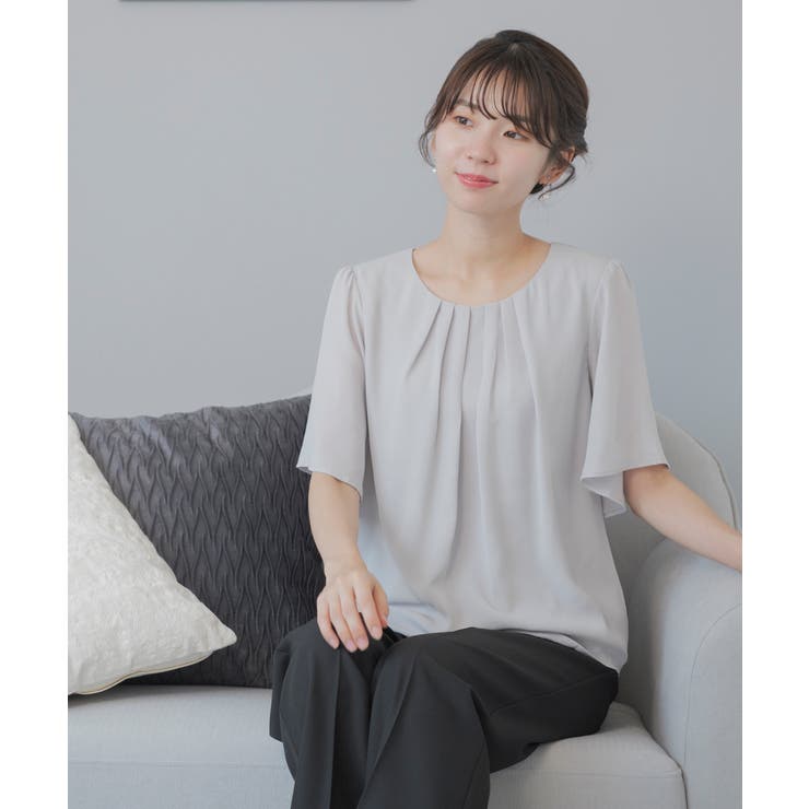 グレー | レディース オフィス ブラウス | Festinalente