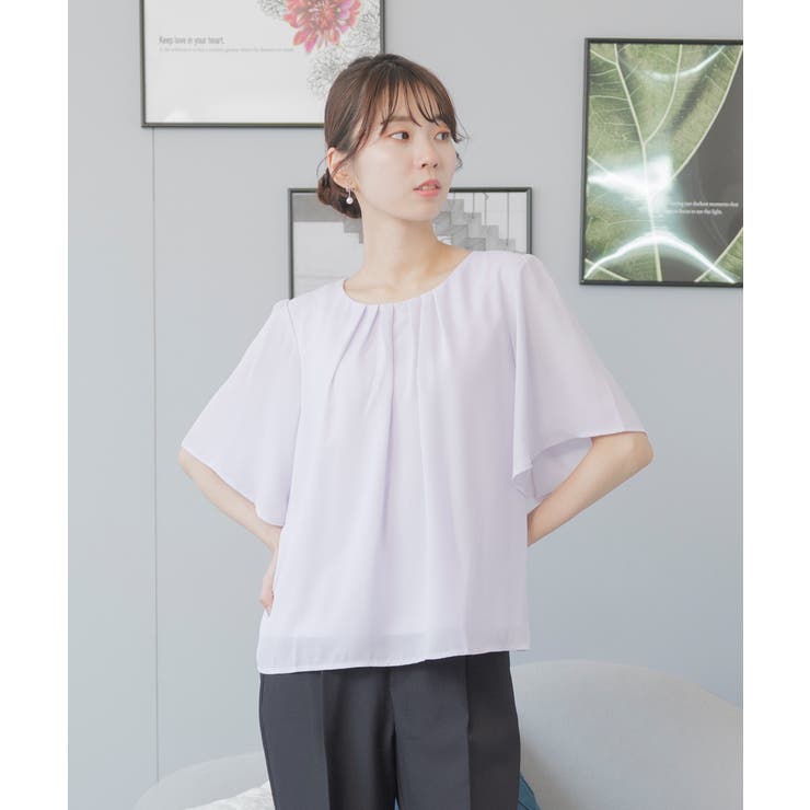 ラベンダー | レディース オフィス ブラウス | Festinalente