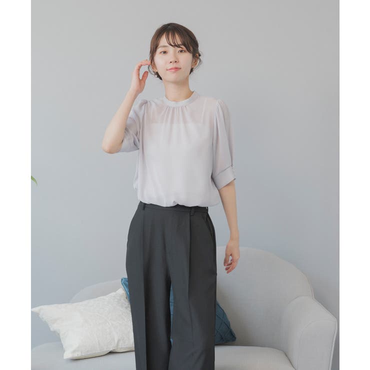 グレー | ブラウス 半袖 レディース | Festinalente