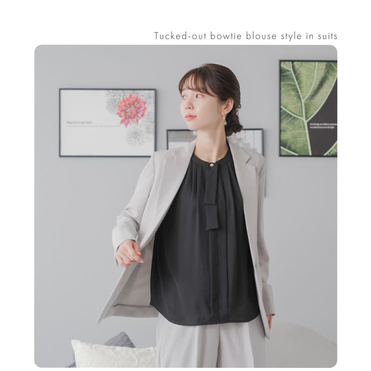 ブラウス レディース ボウタイ | Festinalente | 詳細画像14 