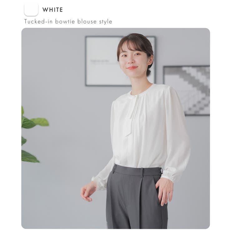 ブラウス レディース ボウタイ | Festinalente | 詳細画像9 