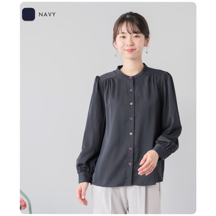 ブラウス 裏起毛 長袖 | Festinalente | 詳細画像15 