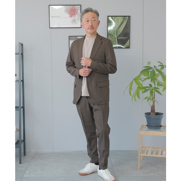 BUSINESS EXPERT◇メンズスーツセットアップ セットアップ メンズ スーツ[品番：NEDM0001126]｜AWC（エイ