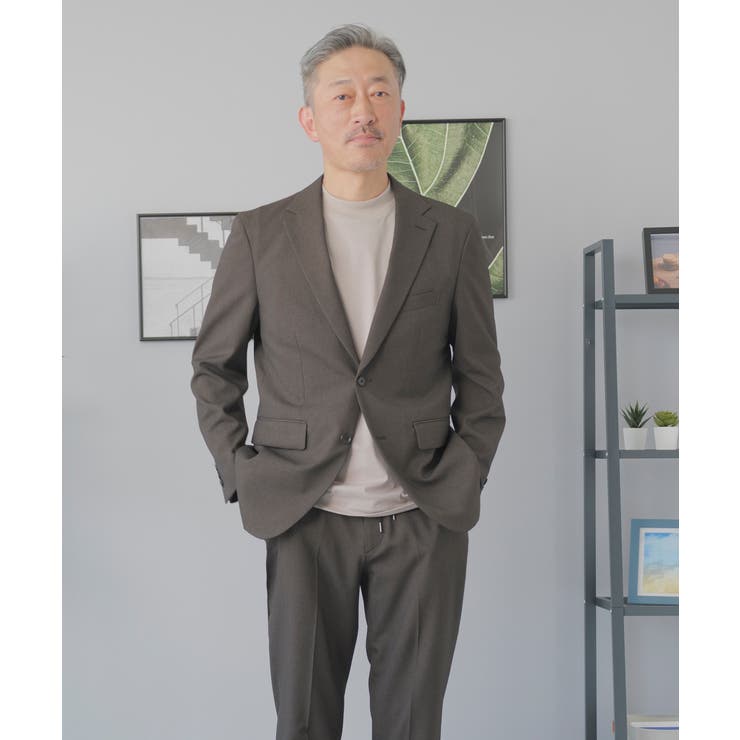 ブラウン | セットアップ メンズ スーツ | AWC