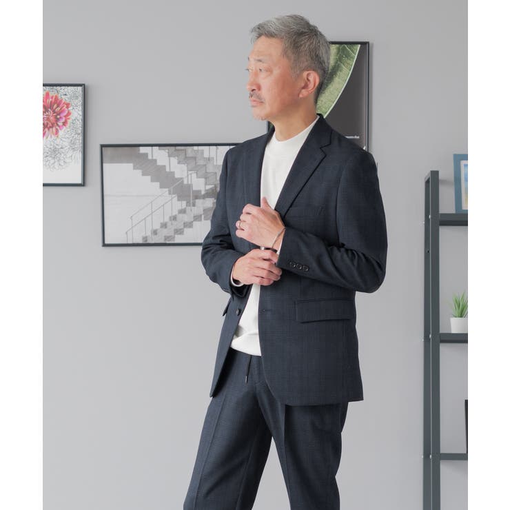 ネイビー | セットアップ メンズ スーツ | AWC