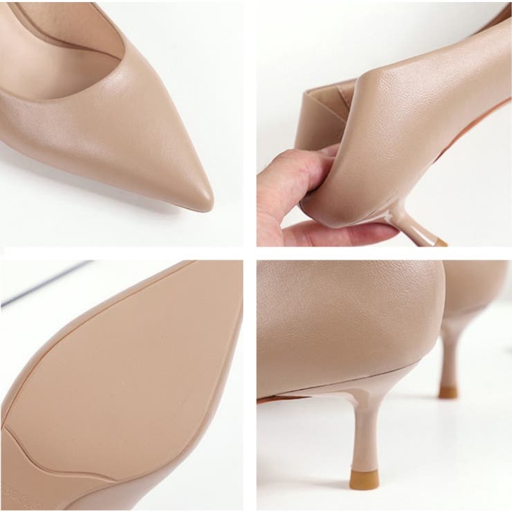 走れる美脚 4.5cm パンプス ローヒール パンプス