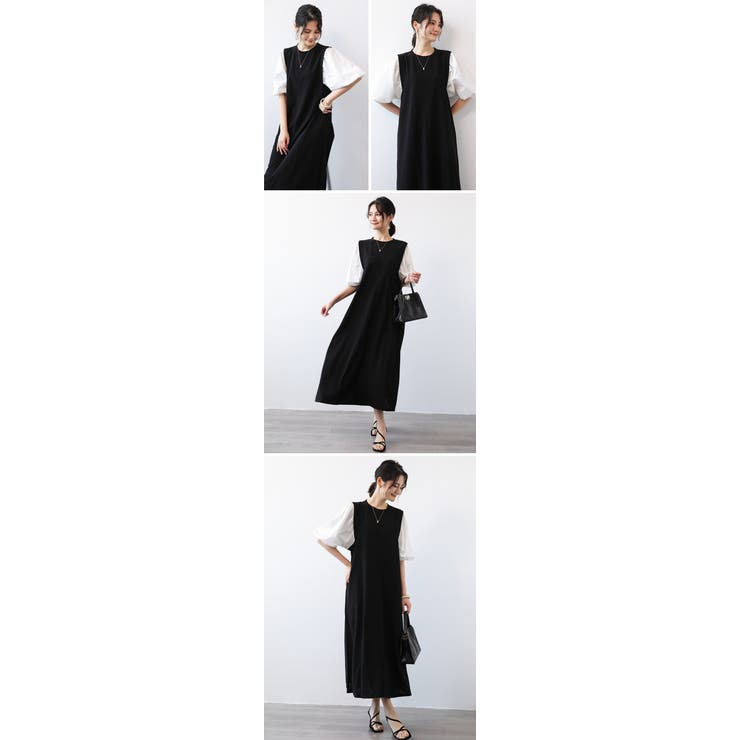 【 】CKJeans カジュアルロングワンピース◆送料無料 RUIRUE BOUTIQUE レディース ニット ロングワンピース 長袖