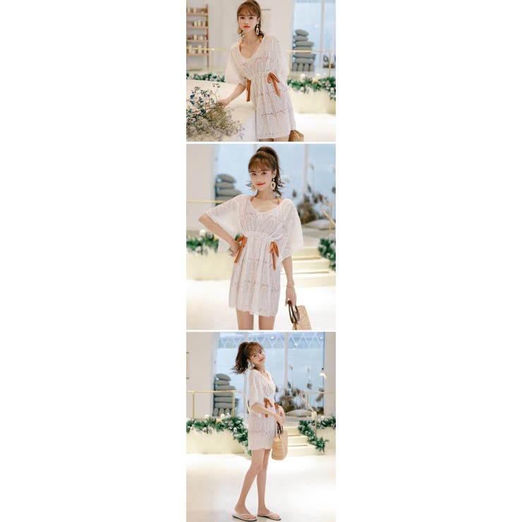 水着 3点セット パッド付き[品番：NWGW0001415]｜NEWGIRL