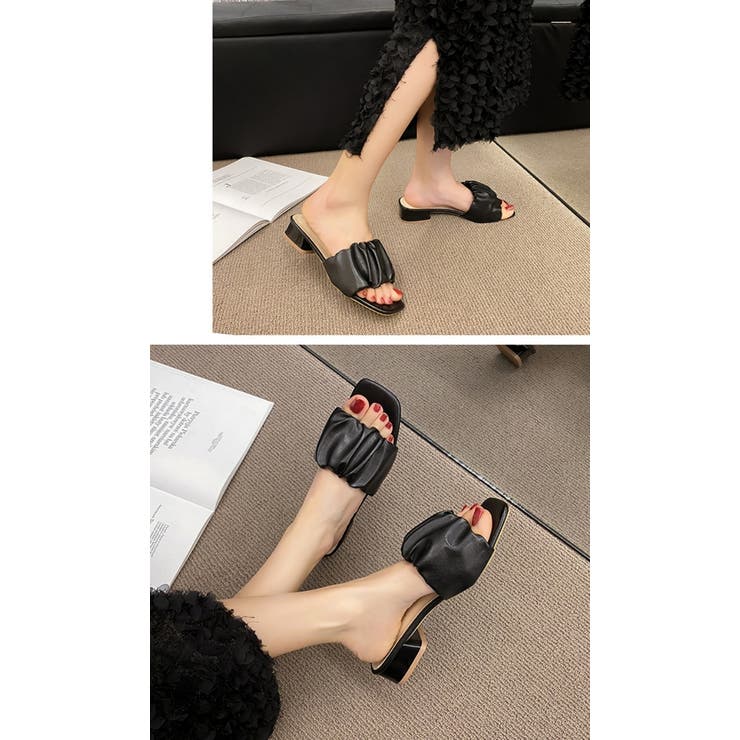 サンダル レディース 3.5cmヒール フォーマル オフィス 通勤 ビジネス 女性 セレモニー 入学式 スクエアトゥ シューズ 結婚式 シンプル レディース