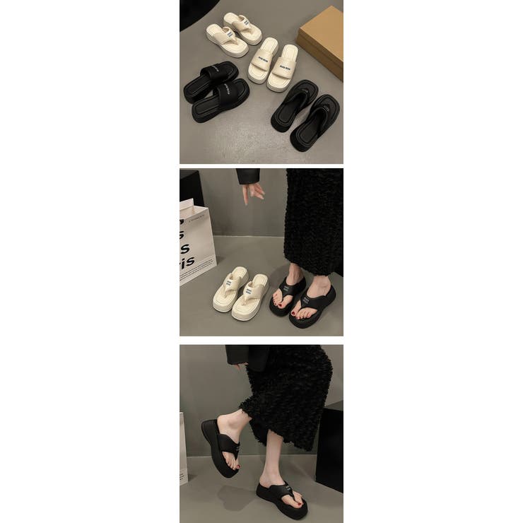 サンダル 厚底サンダル トングサンダル 2タイプ 軽量 歩きやすい スポーツサンダル レディース リラックス