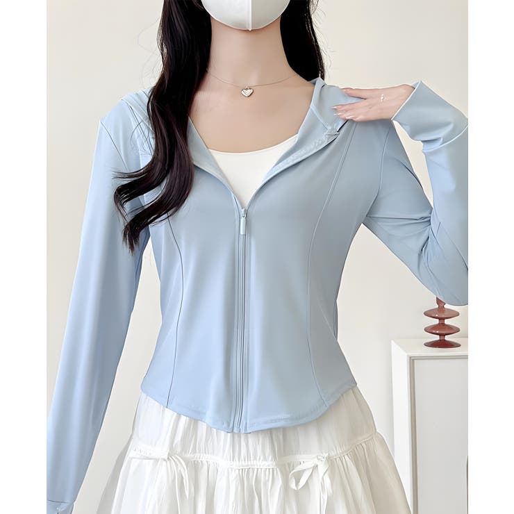 レディース UV パーカー 冷感 長袖 ラッシュガード 遮光 コーディング UVカット オシャレ 夏 羽織り 紫外線対策 