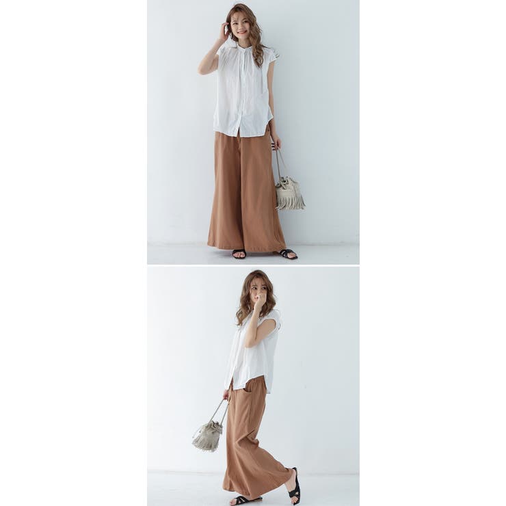 ワイドパンツ レディース きれいめ 夏 冷感 パンツ レディース 涼しい