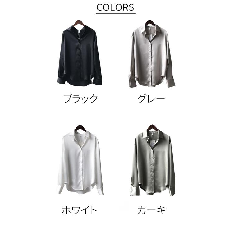 シャツ レディース シルク[品番：NWGW0001526]｜NEWGIRL