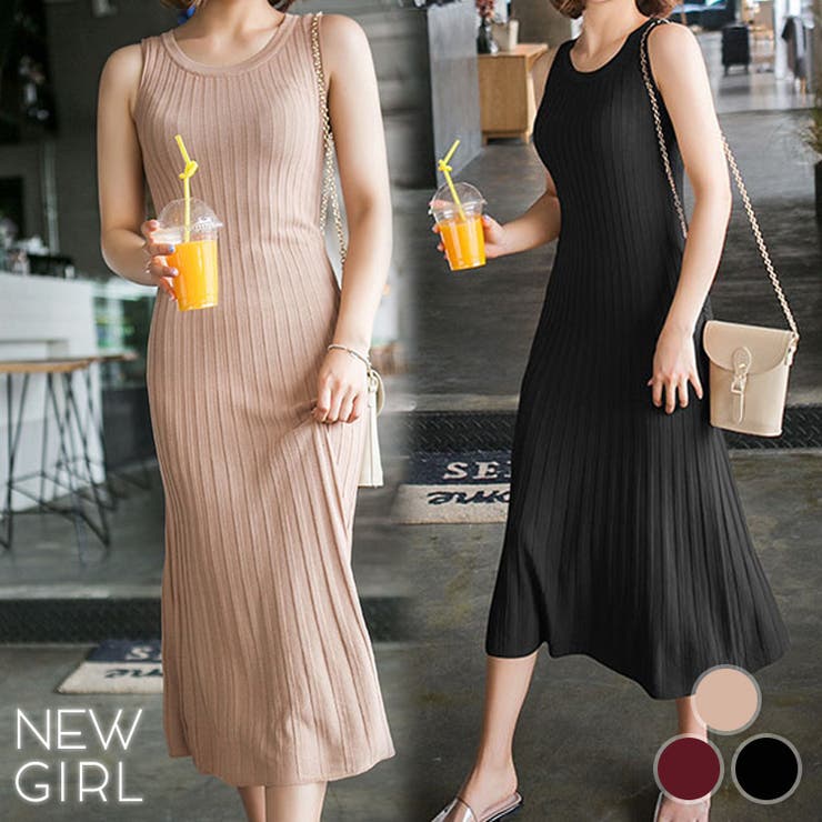 ノースリーブ ニットワンピ レディース 品番 Nwgw Newgirl ニューガール のレディースファッション通販 Shoplist ショップリスト