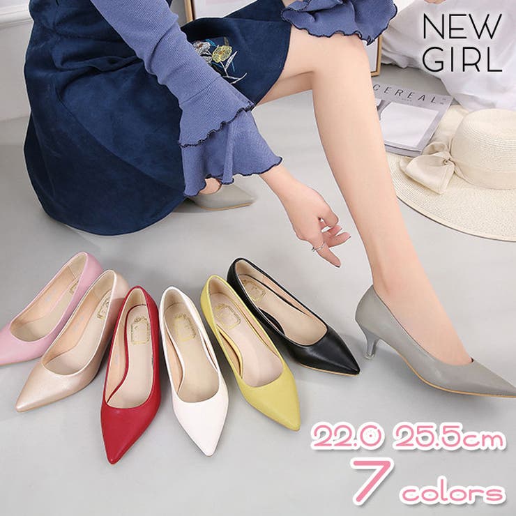 5cm パンプス ローヒール | NEWGIRL  | 詳細画像1 