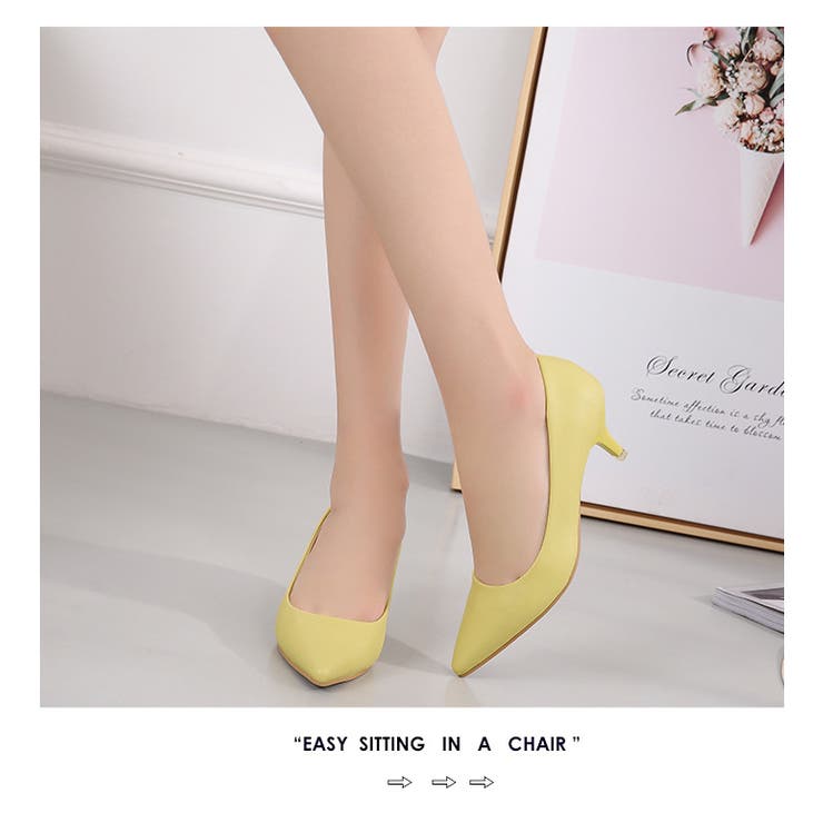走れる美脚5cmパンプスローヒールパンプス美脚パンプス痛くない7色展開5センチ