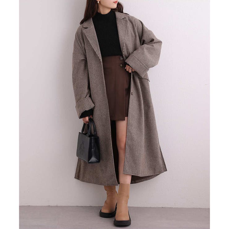 ベルト付きロングコート[品番：NCLW0008930]｜NICE CLAUP / OLIVE des