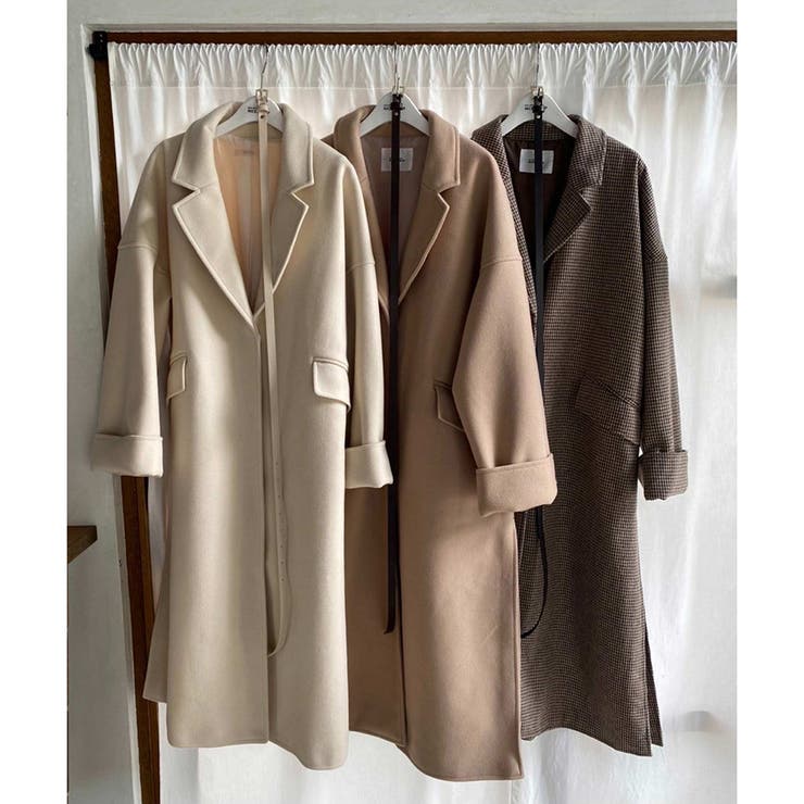 ベルト付きロングコート[品番：NCLW0008930]｜NICE CLAUP / OLIVE des