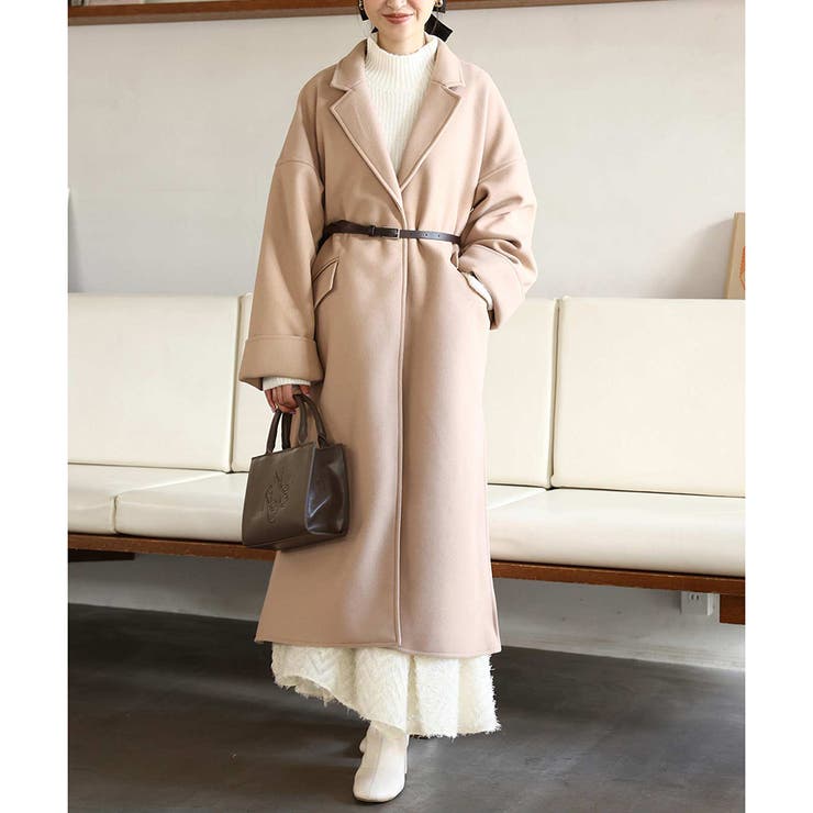 ベルト付きロングコート[品番：NCLW0008930]｜NICE CLAUP / OLIVE des