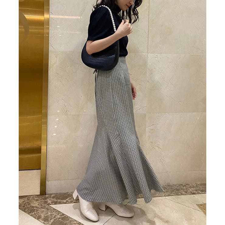 one after another】フロントスリットマーメイドスカート[品番