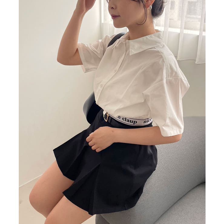 one after another】ロゴ入り裾ゴムシャツ[品番：NCLW0015283]｜NICE