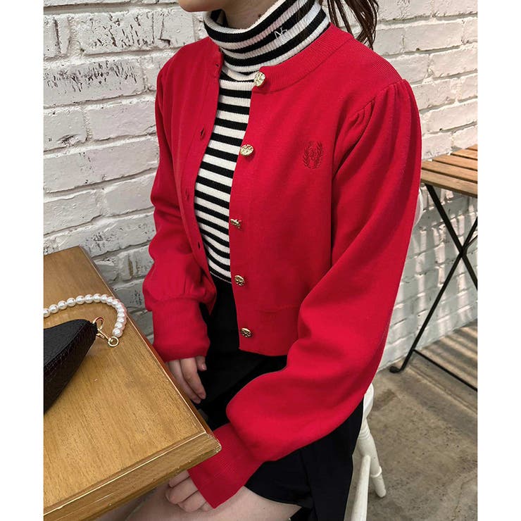 one after another】エンブレムカーデ[品番：NCLW0010109]｜NICE CLAUP