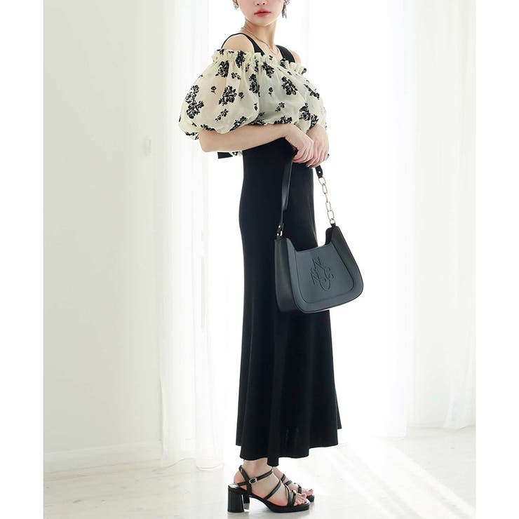 one after another】オフショルブラウスセットワンピース[品番