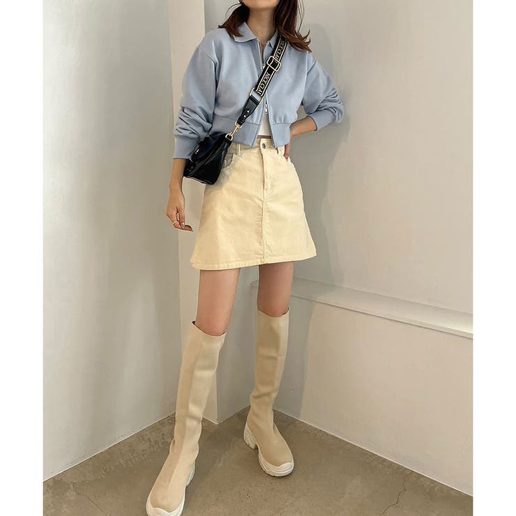 【one after another】コール天ミニスカート[品番：NCLW0011962]｜NICE CLAUP / OLIVE des OLIVE　 OUTLET（ナイスクラップ　オリーブデオリーブ　アウトレット）のレディースファッション通販｜SHOPLIST（ショップリスト）