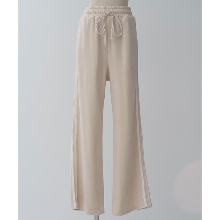 one after another】ベロアラインパンツ[品番：NCLW0011828]｜NICE