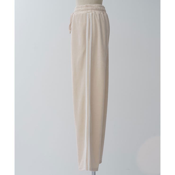 one after another】ベロアラインパンツ[品番：NCLW0011828]｜NICE