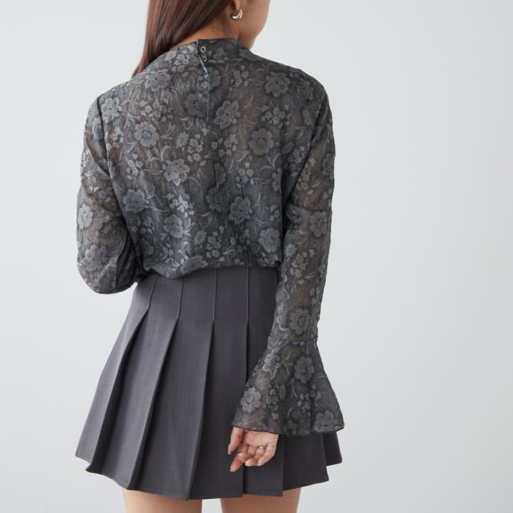 one after another】ベルスリーブ袖シアートップス[品番：NCLW0011965