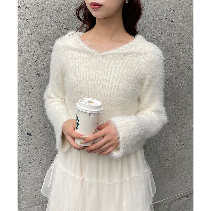 one after another】フェザーセーラーニット[品番：NCLW0011906]｜NICE