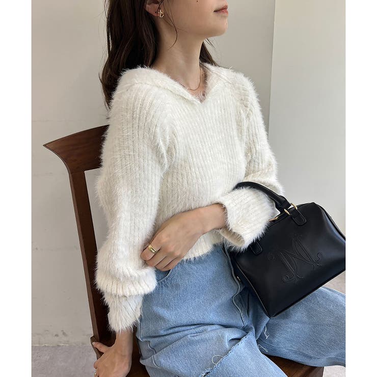 one after another】フェザーセーラーニット[品番：NCLW0011906]｜NICE